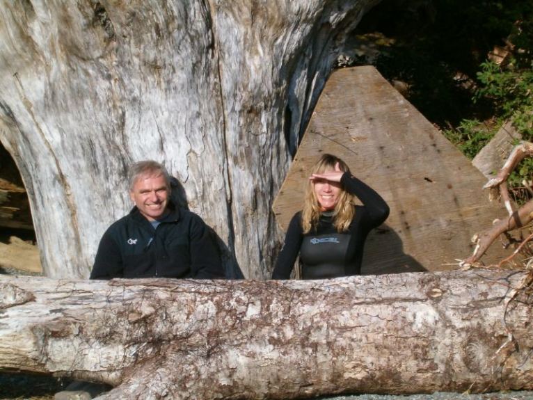 D and G enjoying the sunshine
