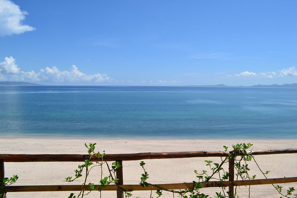 big beach in front for kite launch